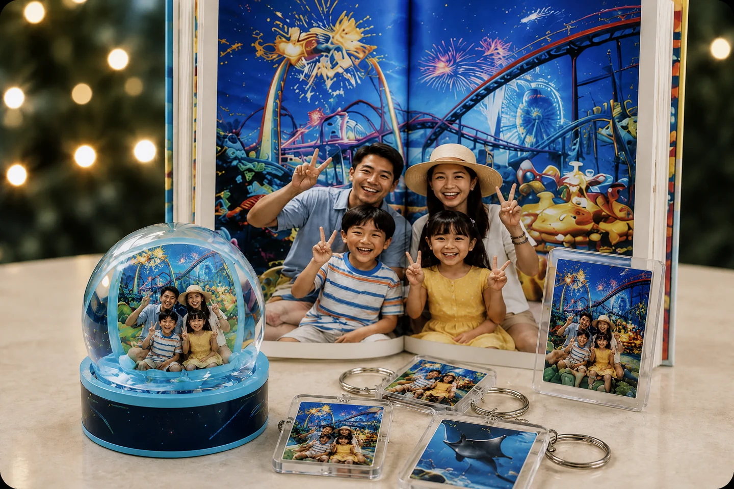 A selection of personalized Pictureworks imaging products