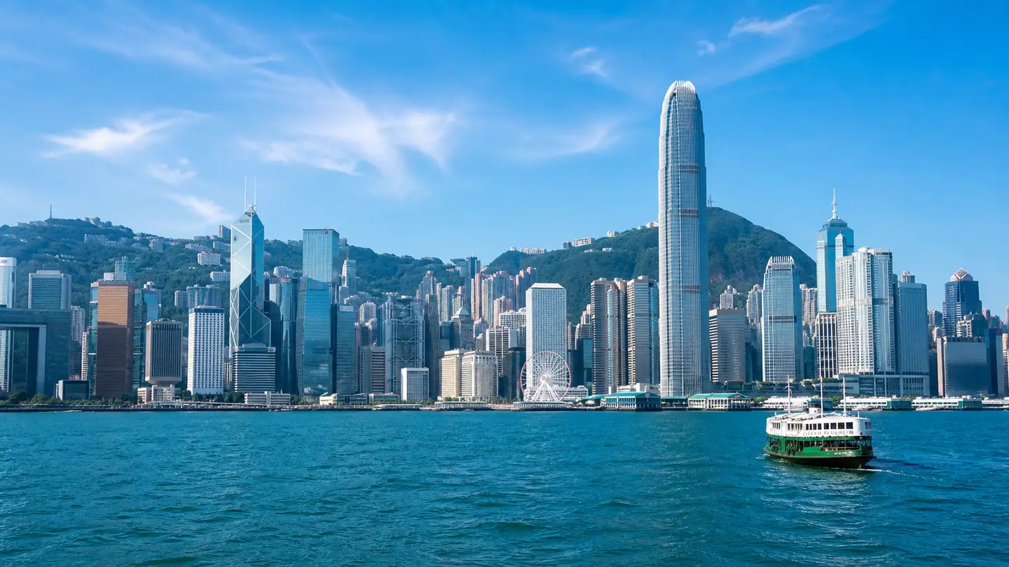 Hong Kong skyline and Victoria Harbour