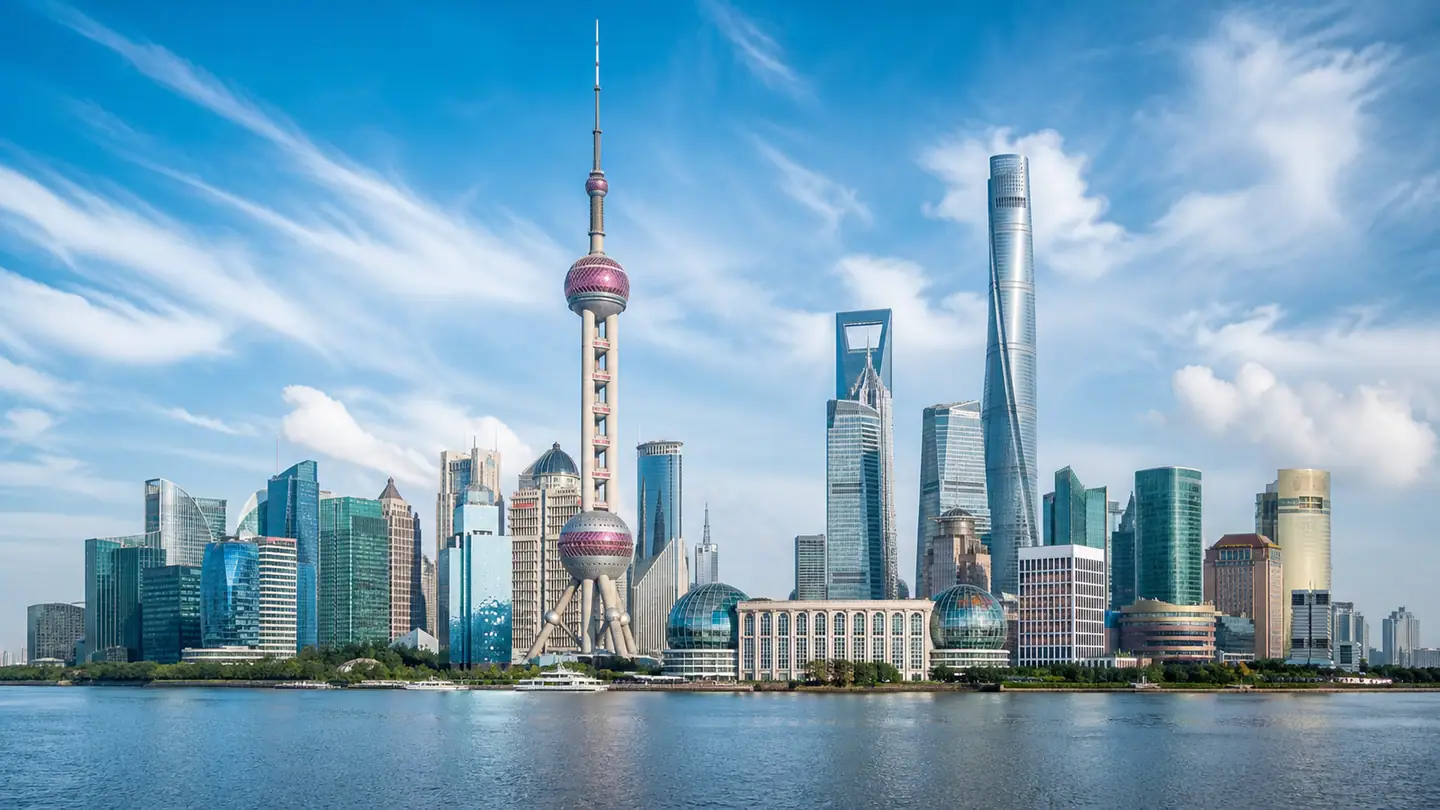 Shanghai skyline across the Huangpu River