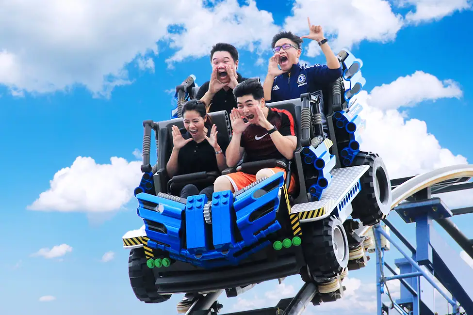Guests enjoying a high-speed ride captured by PictureAir™